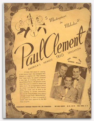 Paul Clement Trio Promo